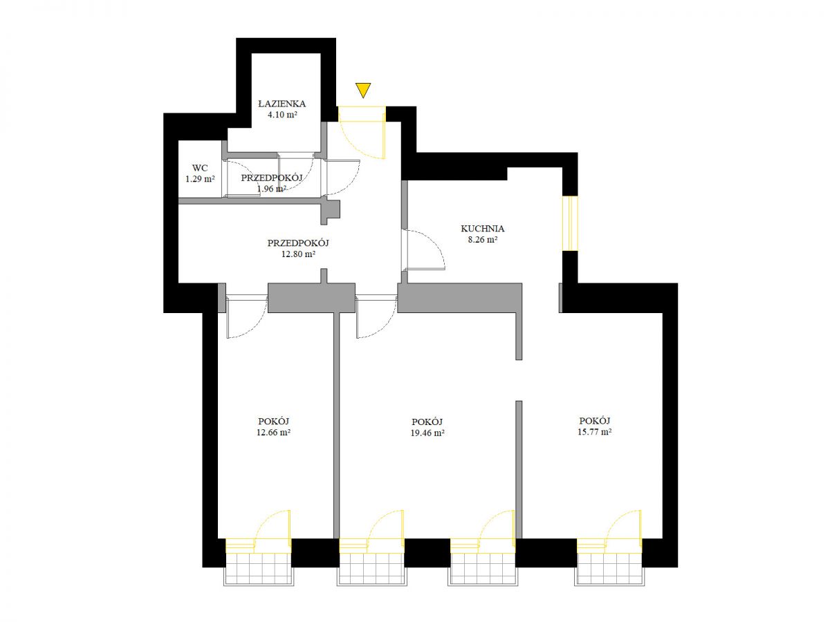 Mieszkanie przy Koszykach.