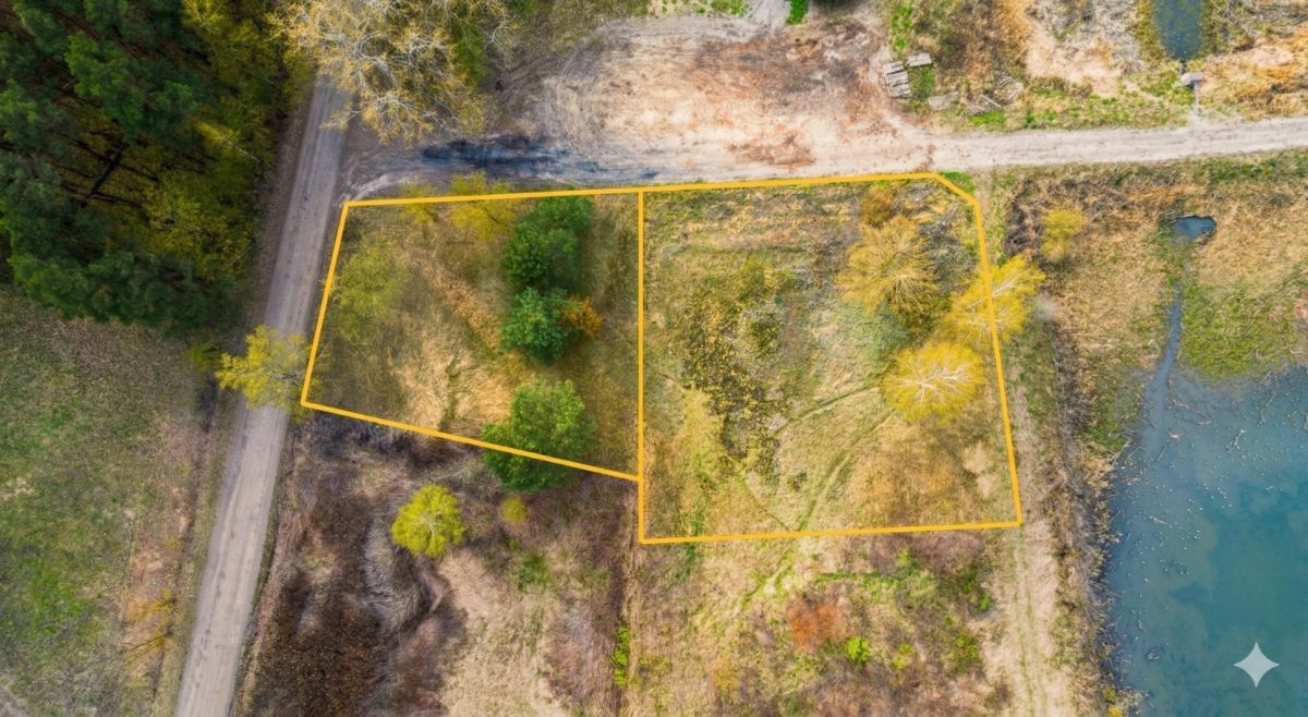 Podwójna działka budowlana 0,5h od Warszawy