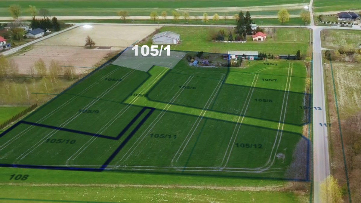 Działka 1536 m² | Miszewko Strzałkowskie | 105/1