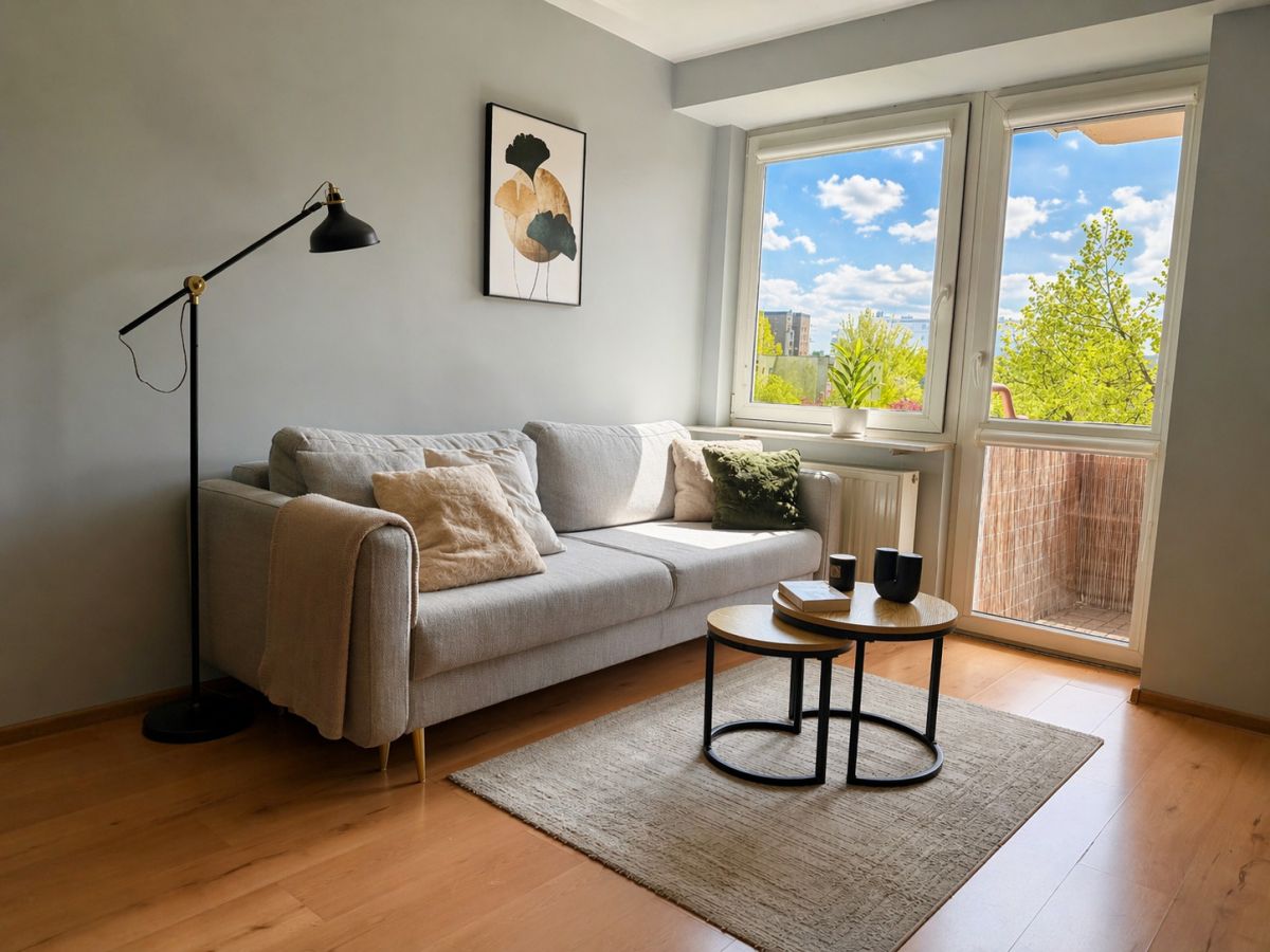 Słoneczne 2 pokoje 45m2 | balkon | Gocław