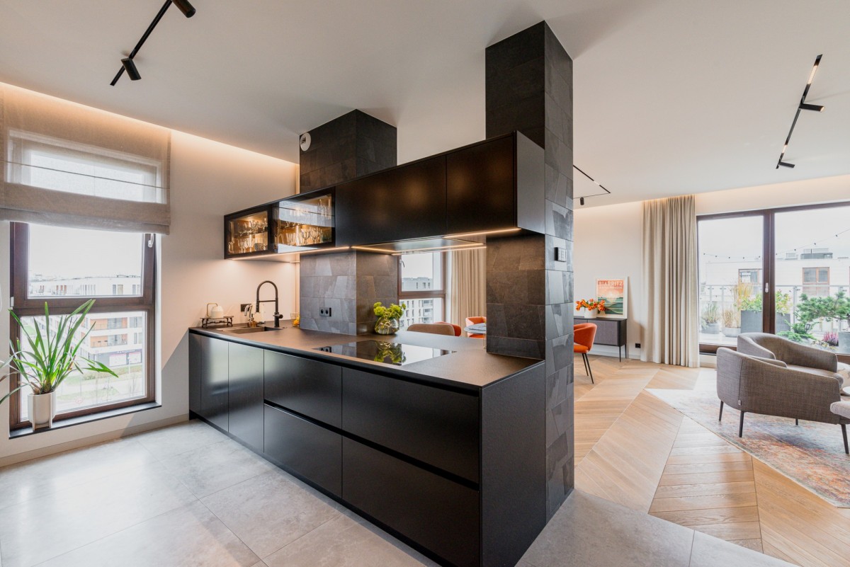 Luksusowy penthouse z widokiem na park.