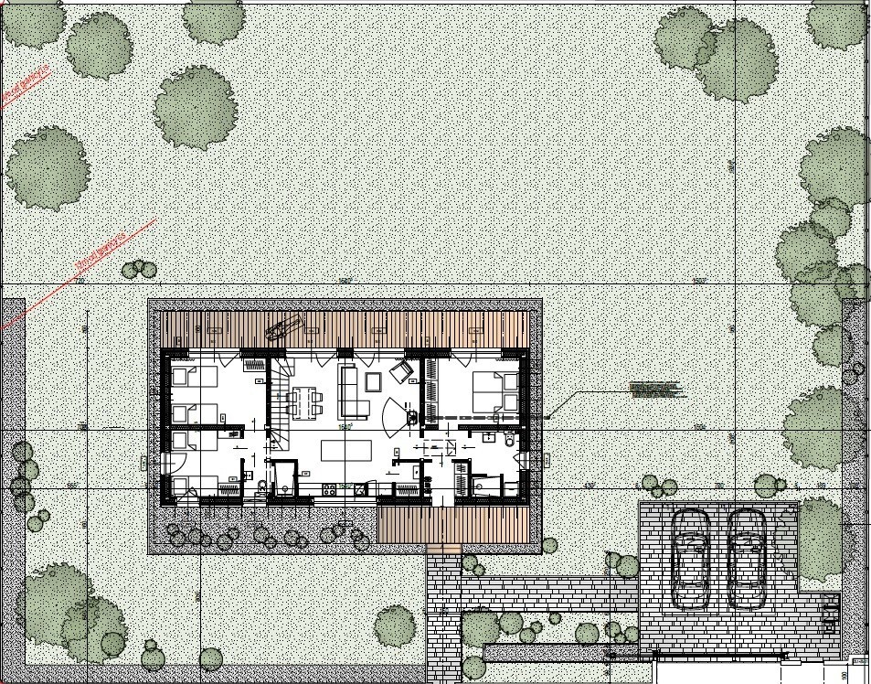 działka z pozwoleniem na budowę (i projektem)