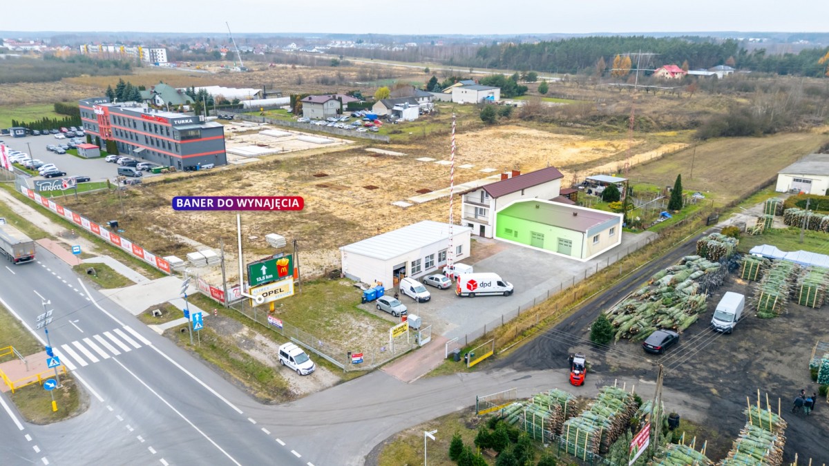 Lokal po remoncie bezpośrednio przy trasie S7