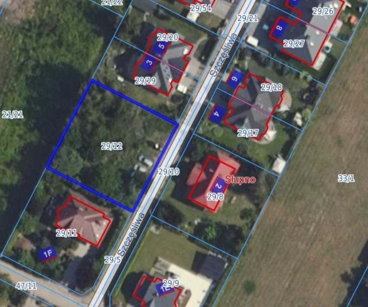 Działka budowlana 959 m² | Słupno gm. Radzymin