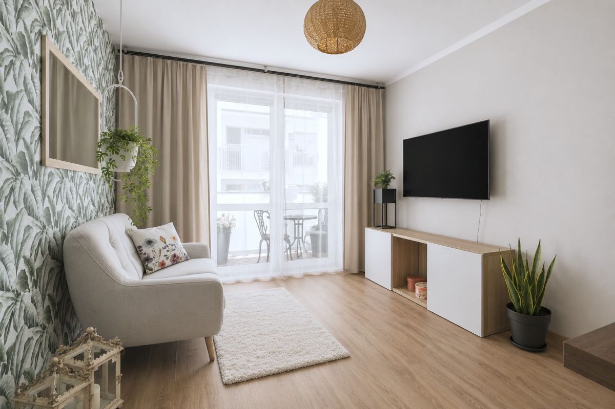 Przestronne*balkon 12m2*przy Parku*Cisza