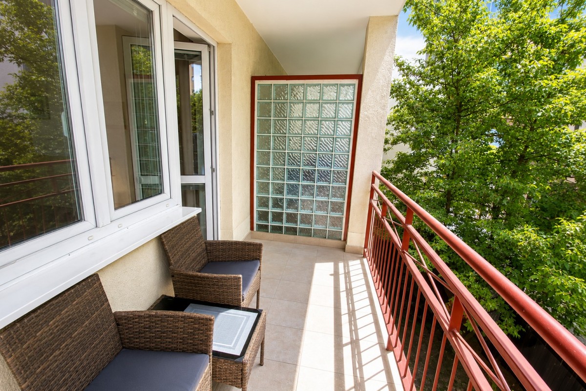 40,6 m² | Balkon | Miejsce postojowe | Umeblowane