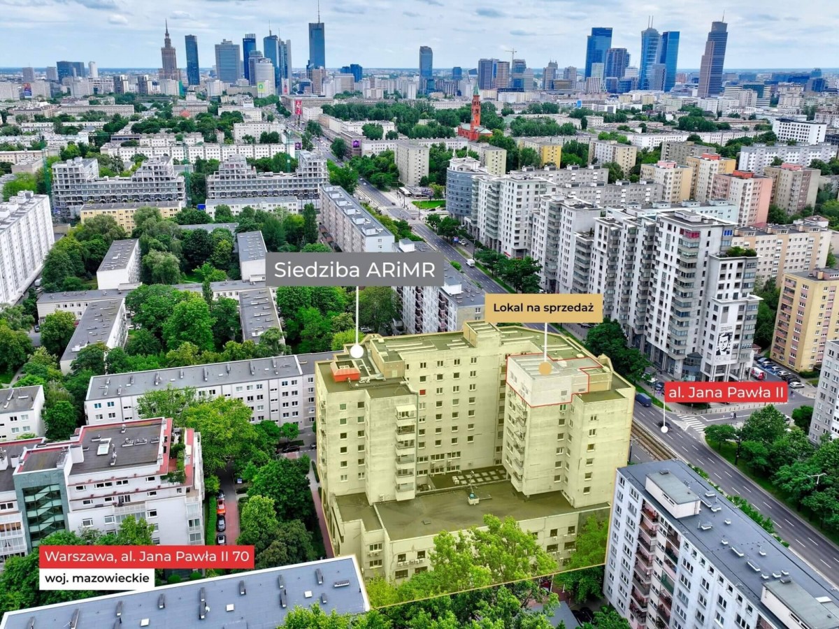 Lokal usługowy 110,32m2, garaż Centrum Jana Pawła