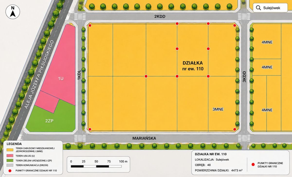 Sulejówek –  działka inwestycyjno-budowlana
