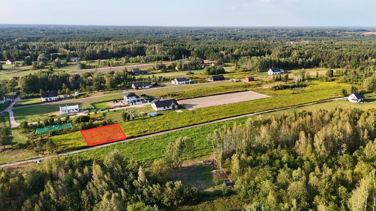 Działka budowlana | 1238 m2 | las