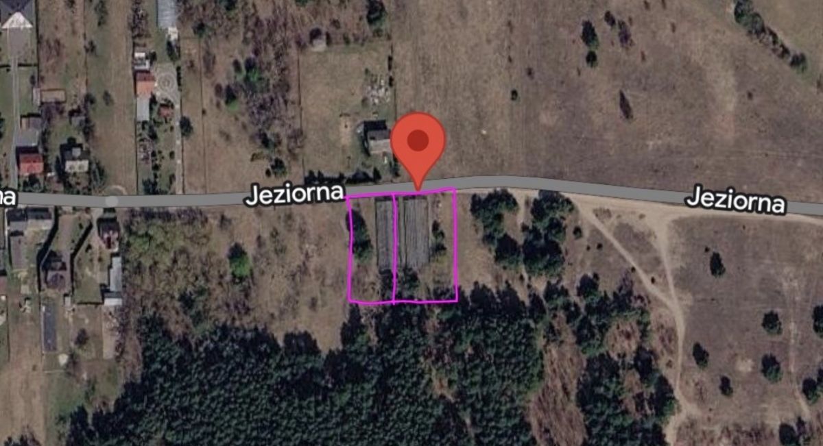 Działka budowlana 3460 m2 przy lesie, MPZP
