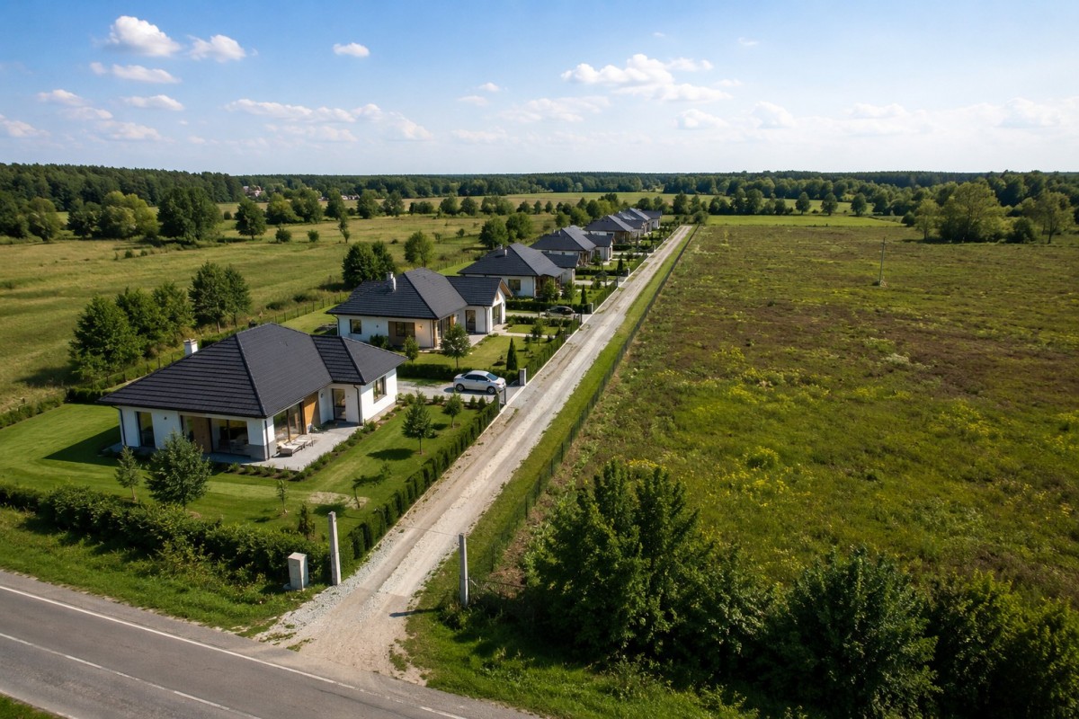działka pod budowę domu
