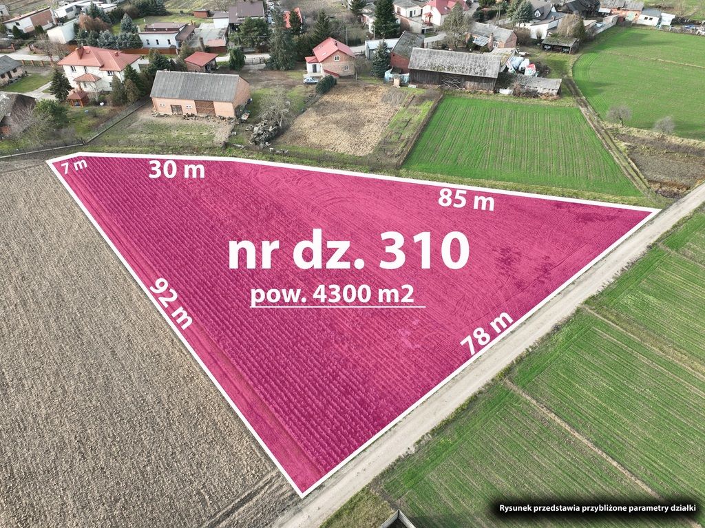 Działka 4300m2 niedaleko Konstancina I mpzp