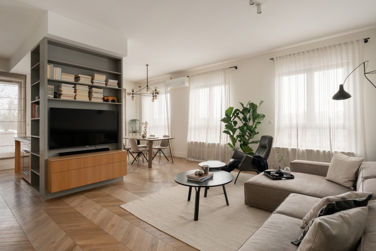 Stylowy Penthouse Z Tarasem I Panoramą Wilanów