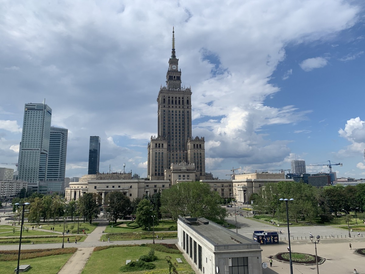 Lokal w centrum Warszawy | Widok na Pałac Kultury