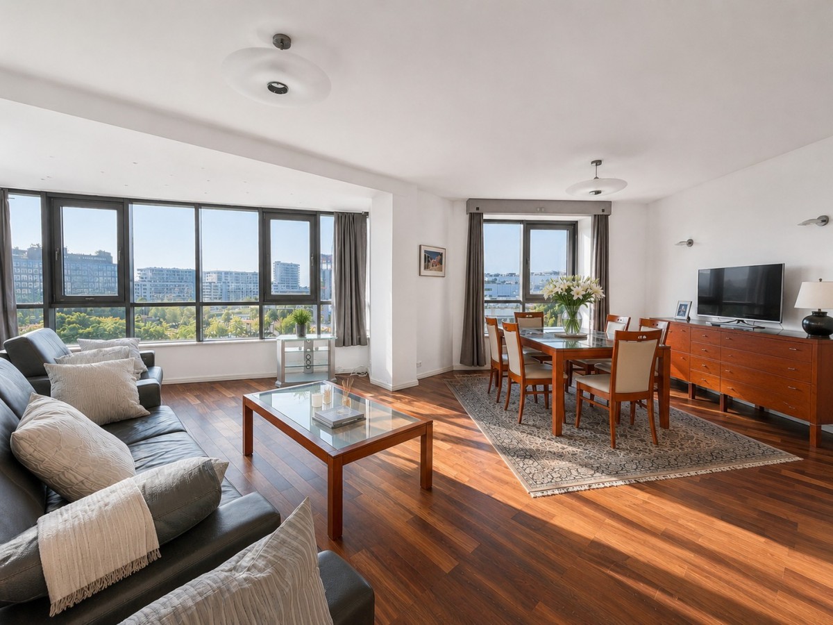 Przestronny apartament w sercu Warszawy