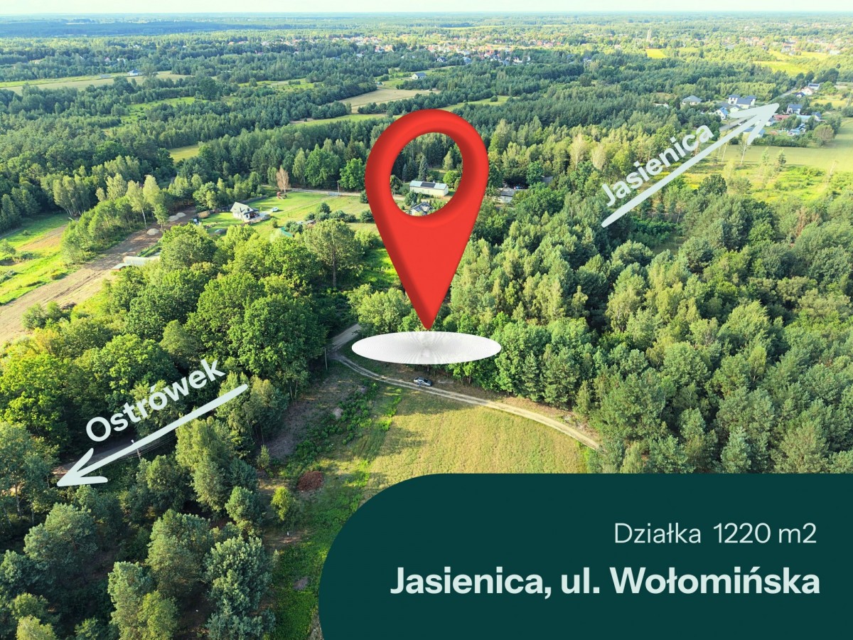 Duża, Kszałtna działka. Jasienca gm. Tłuszcz