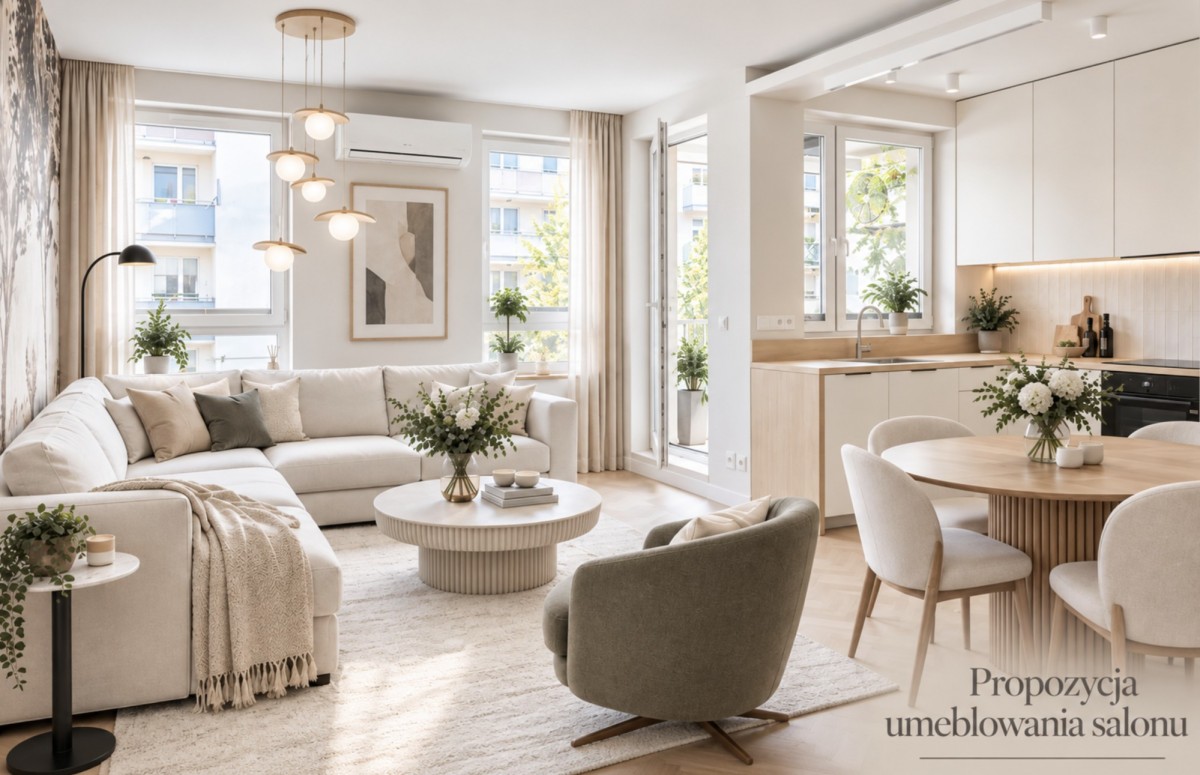 APARTAMENT|MARINA MOKOTÓW|51 m²|GARAŻ|KLIMATYZACJA