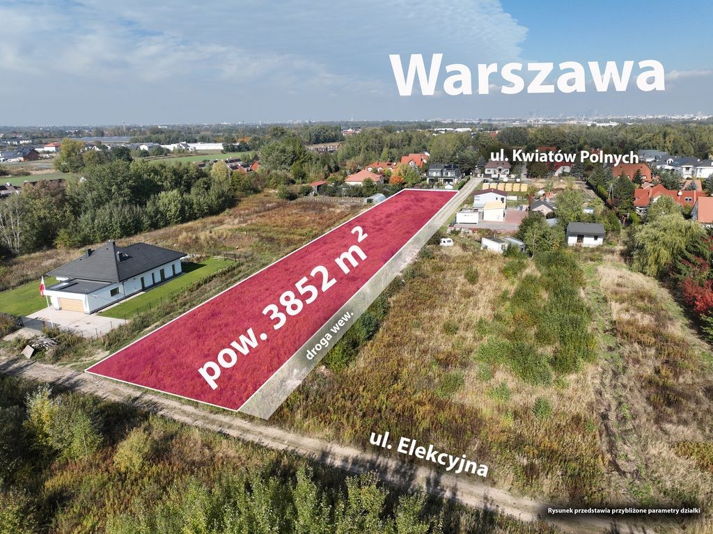 Kompleks działek z MPZP, 3852m2, media