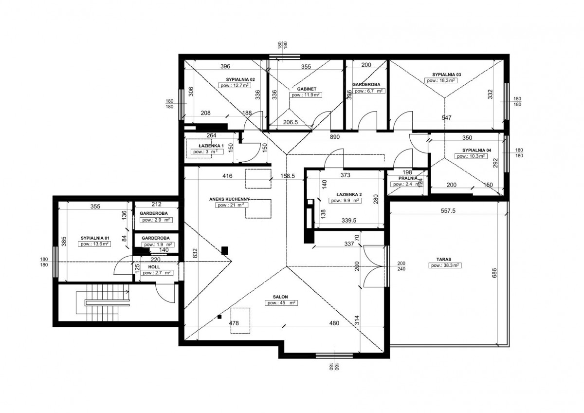 180 m² całe piętro I Taras I Ogród I Garaż I Domek