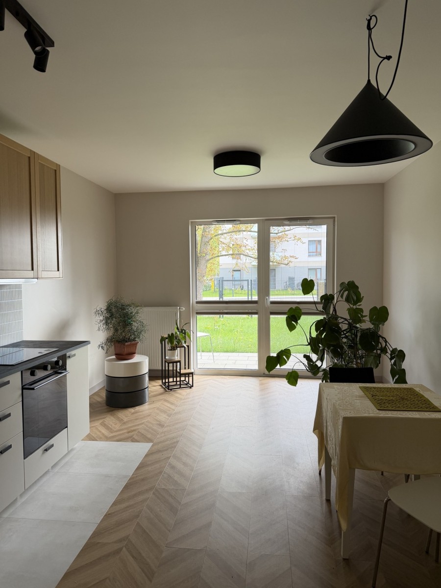 Mieszkanie 47 m², ogródek 65 m²  Zielone Zamienie