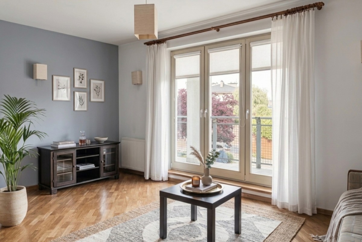 54 m² | możliwość 3 pokoi | loggia | garderoba