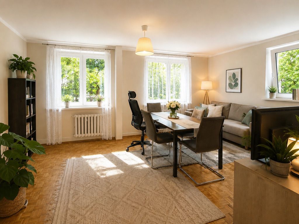 48 m²  2 lub 3 pokoje  1. piętro  Pruszków