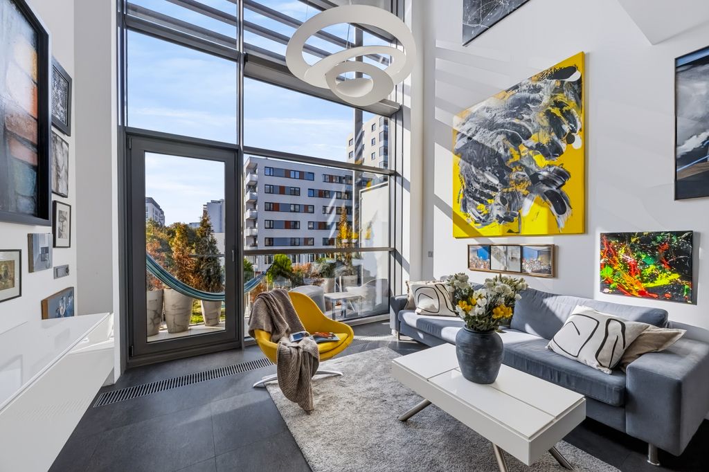Loft 66 m²  6 m wysokości  Qbik  Mokotów