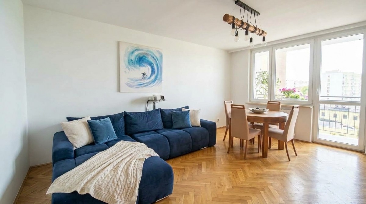 4 pokoje, 73 m² Dwustronne Balkon Metro Praga