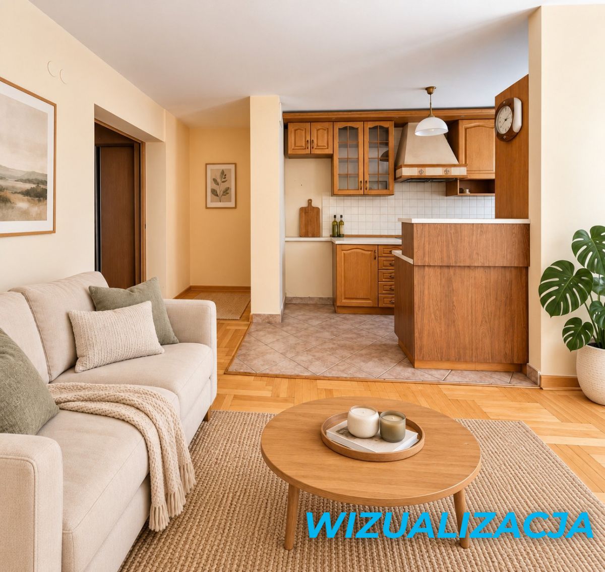 3 pokoje | 55 m² | Mokotów | loggia