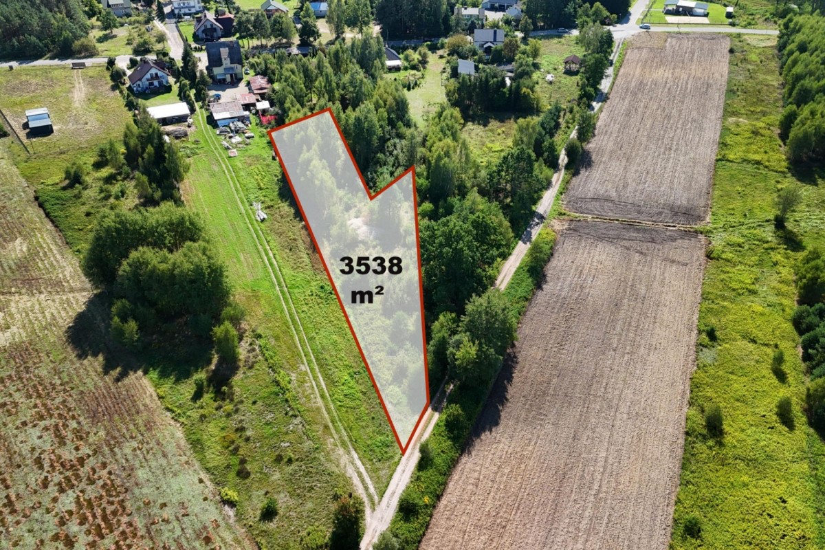 Działka budowlana z WZ 3550m2